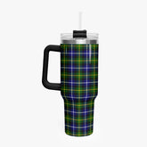 MacNeil of Barra Modern Tartan Crest 40 oz Insulated Tumbler with Handle